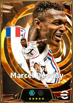 Marcel Desailly eFootball 2026 player card, 87 OVR CB