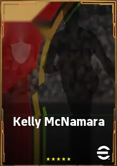 Kelly McNamara eFootball 2026 player card, 86 OVR CF