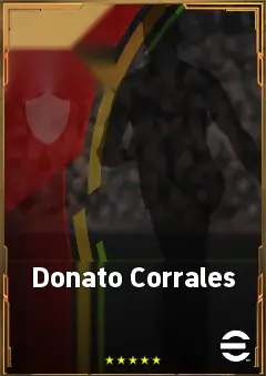 Donato Corrales eFootball 2026 player card, 89 OVR CF