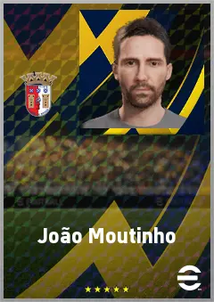 João Moutinho eFootball 2026 player card, 75 OVR CMF